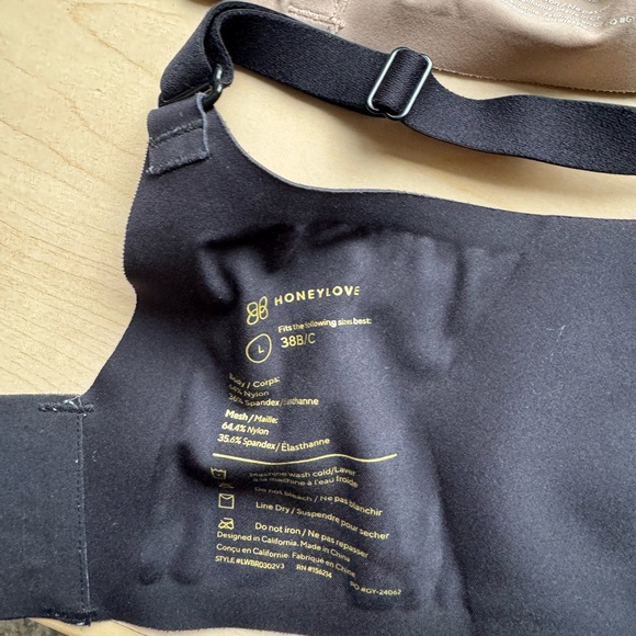 Set of two Honeylove Crossover Bras - Picture 2 of 5